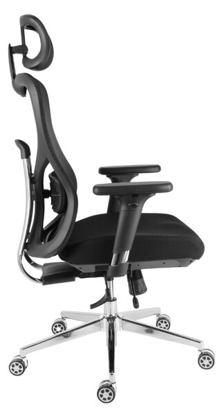 Kancelářská ergonomická židle Neoseat JAMES — černá, nosnost 150 kg