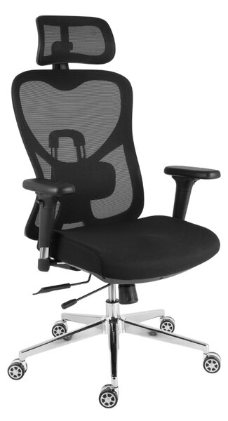 Kancelářská ergonomická židle Neoseat JAMES — černá, nosnost 150 kg