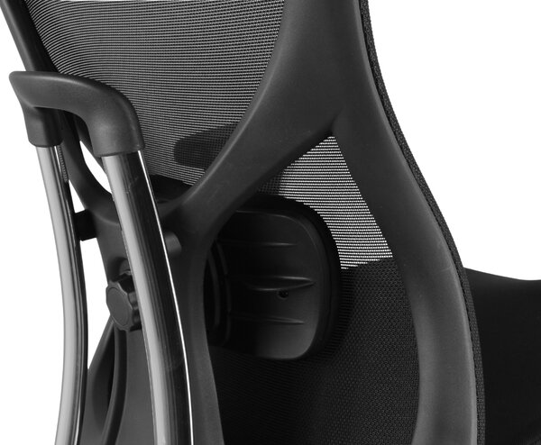 Kancelářská ergonomická židle Neoseat JAMES — černá, nosnost 150 kg