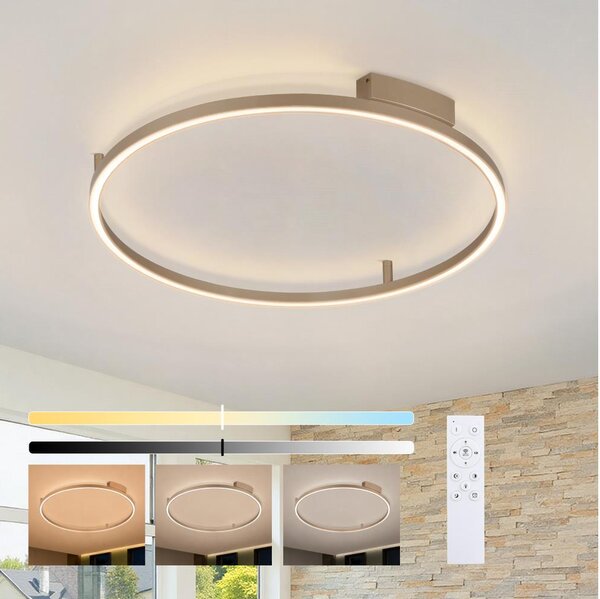Brilagi - LED Stmívatelné svítidlo PORTOFINO LED/60W/230V pr. 80 cm béžová + DO