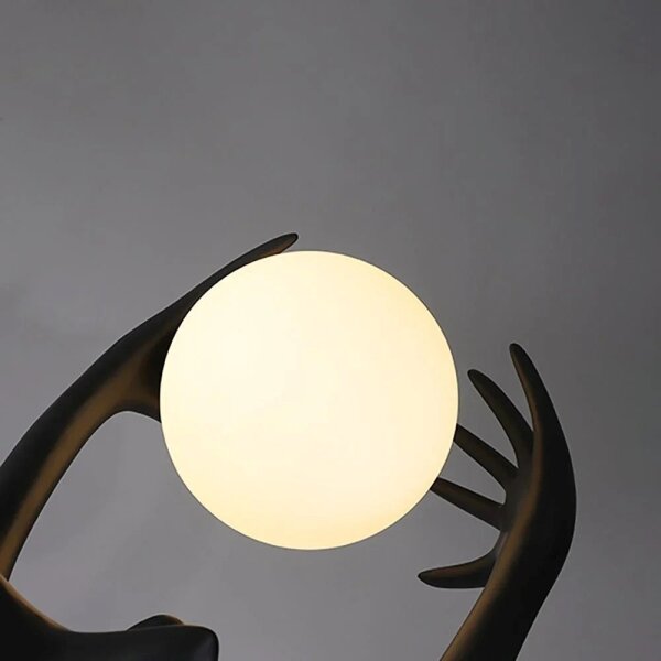 Immax 08812XL - Stojací lampa SILUETTE 1xE27/25W/230V 210 cm Human Girl