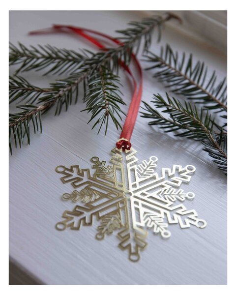Závěsná dekorace Snowstar Gold Pluto Design