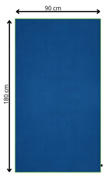 Rychleschnoucí ručník 180x90 cm SPRINGOS MENORCA tmavě modrý