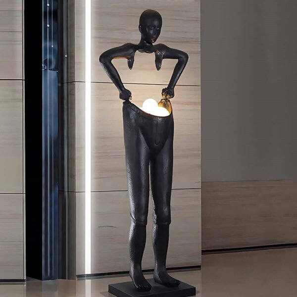 Immax 08807XL - Stojací lampa SILUETTE 4xG9/10W/230V 185 cm Human Houdini