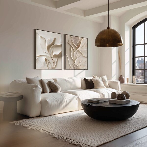 Tištěný obraz s rámem 60x80 cm Gentle Curves – Styler