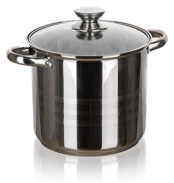 Hrnec nerezový se skleněnou poklicí Living 5,6 l