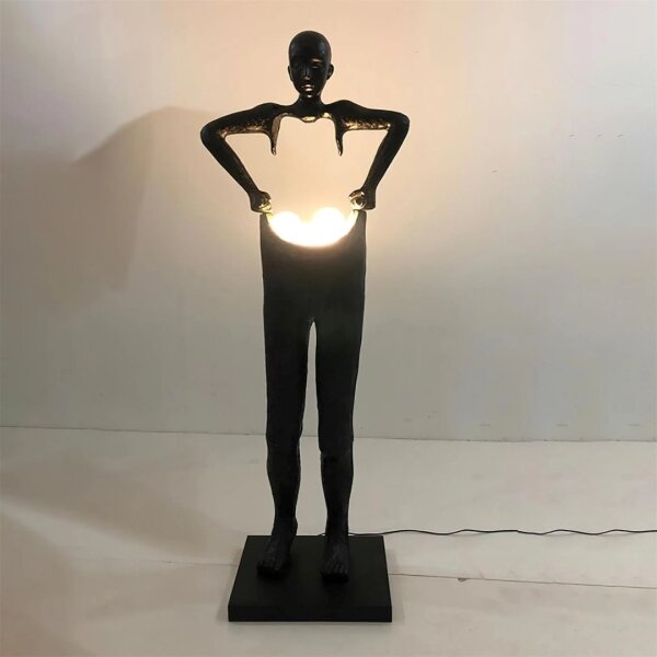 Immax 08807XL - Stojací lampa SILUETTE 4xG9/10W/230V 185 cm Human Houdini