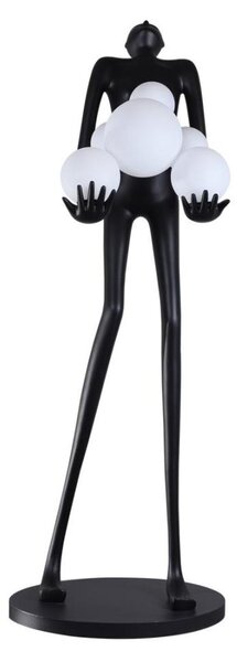 Immax 08808XL - Stojací lampa SILUETTE 6xE27/25W/230V 180 cm Human Ball