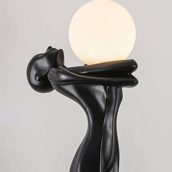 Immax 08811XL - Stojací lampa SILUETTE 1xE27/25W/230V 175 cm Human Woman