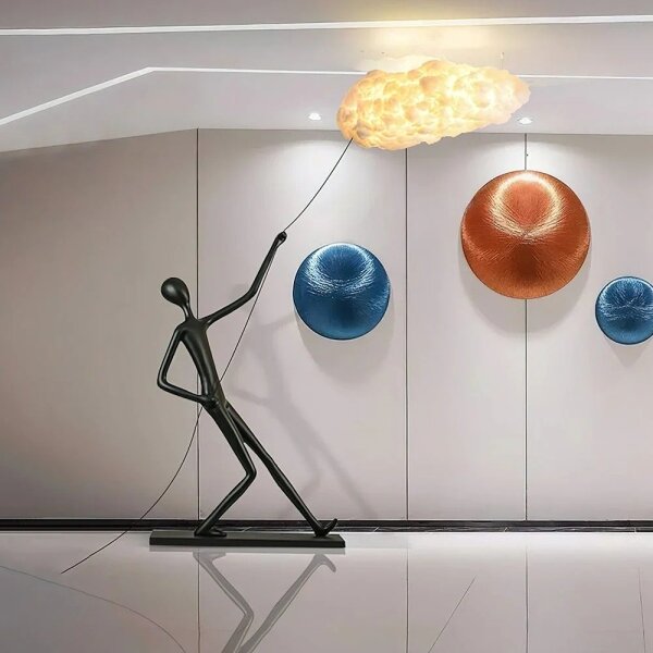 Immax 08800XL - Stojací lampa SILUETTE 6xE27/40W/230V 180 cm Dream Reach