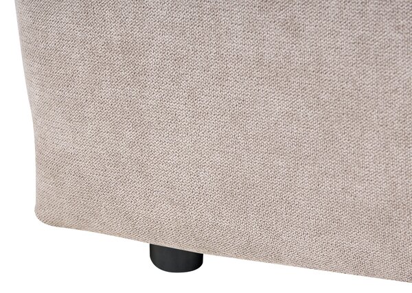 Postel s úložným prostorem VAUVERT Tkanina Taupe 140 x 200 cm