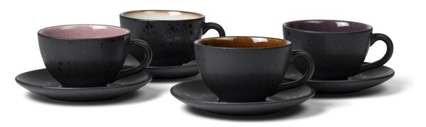 Černé keramické šálky v sadě 4 ks 240 ml Gastro Black/Mix – Bitz