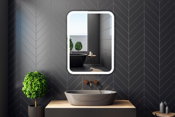 Venti Prima zrcadlo 50x70 cm obdélníkový s osvětlením 5905951180106