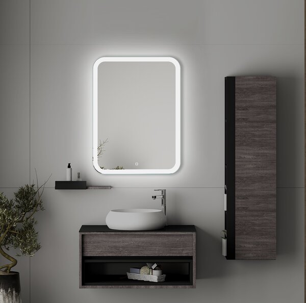 Venti Prima zrcadlo 50x70 cm obdélníkový s osvětlením 5905951180106