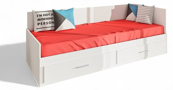 Postel MARKO (R) 90cm, s roštem a s úložným prostorem