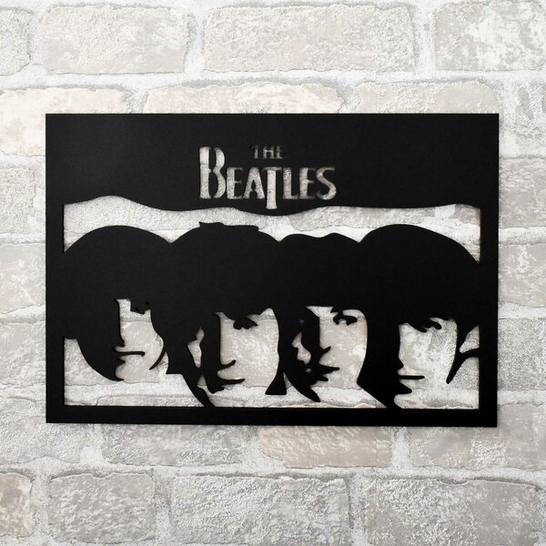 DUBLEZ | Dřevěný obraz na stěnu - The Beatles | Obraz