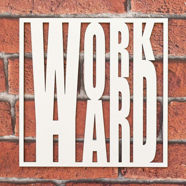 DUBLEZ | Motivační obraz - WORK HARD | Obraz