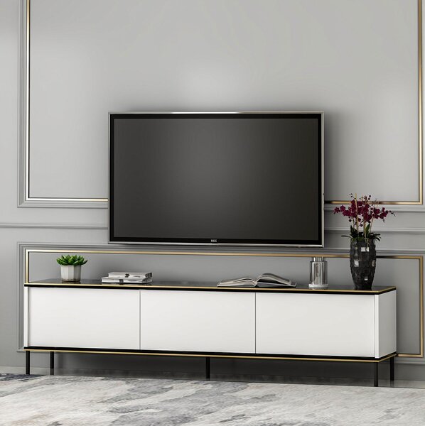 TV stolek/skříňka Iris 2 (bílá). Akce -24%