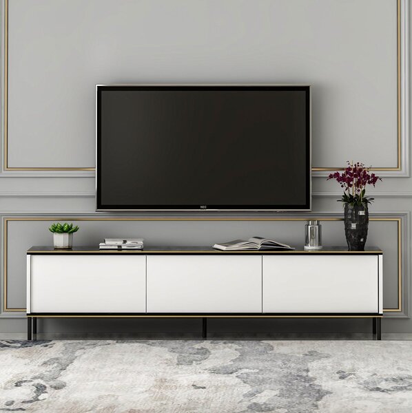 TV stolek/skříňka Iris 2 (bílá). Akce -24%