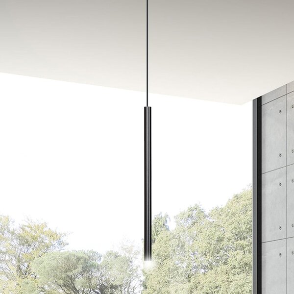 Emibig Selter závěsné svítidlo 1x8 W černá 552/1