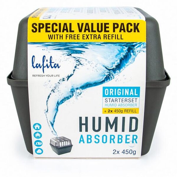 Pohlcovač vlhkosti LAFITA 2x 450 g