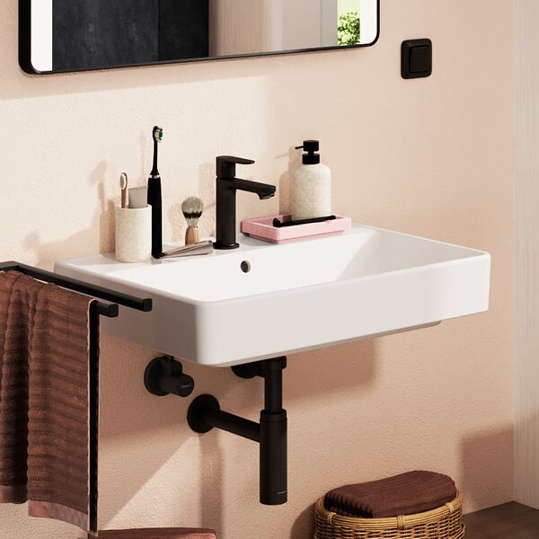 Hansgrohe Xanuia Q umyvadlo 65x48 cm obdélníkový klasický bílá lesk 60134450