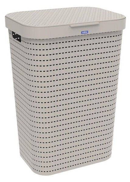 Koš na špinavé prádlo COUNTRY cappuccino, 55 l