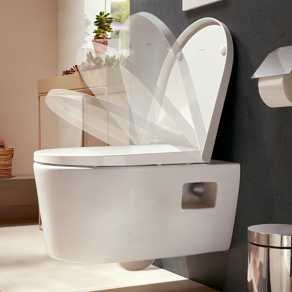 Hansgrohe EluPura Original S záchodové prkénko s pomalým sklápěním bílá 60148450