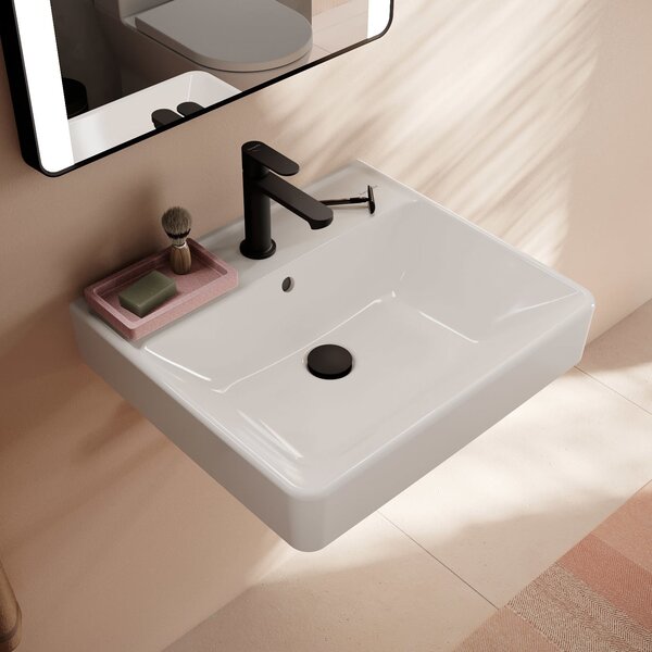 Hansgrohe Xanuia Q umyvadlo 55x48 cm obdélníkový klasický bílá 60132450