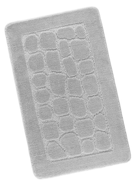 Bellatex Koupelnová předložka BANY, DLAŽBA SVĚTLE ŠEDÁ 60x50cm na WC