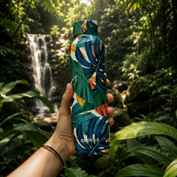 Nerezová termoláhev Solid, 630ml, Quokka, color jungle