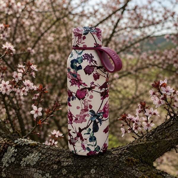 Nerezová termoláhev s poutkem Solid, 510ml, Quokka, tree branches