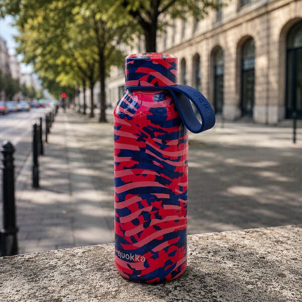 Nerezová termoláhev s poutkem Solid, 510ml, Quokka, clash