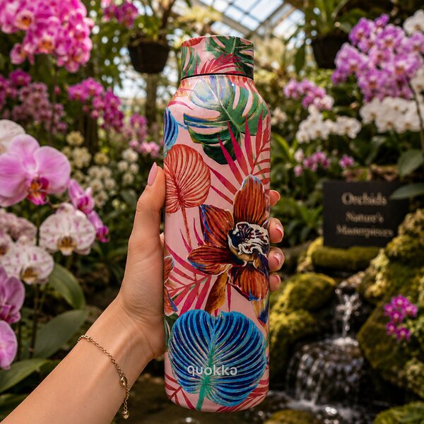 Nerezová termoláhev Solid, 630ml, Quokka, orchid pink