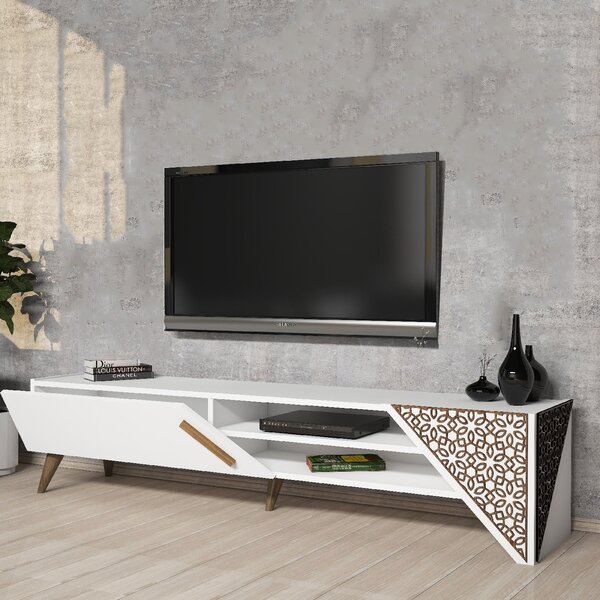 TV stolek/skříňka Berny 2 (bílá). Akce -23%