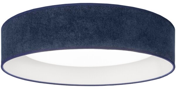 Brilagi - LED Stropní svítidlo VELVET SIMPLE LED/24W/230V 4000K pr. 45 cm modrá