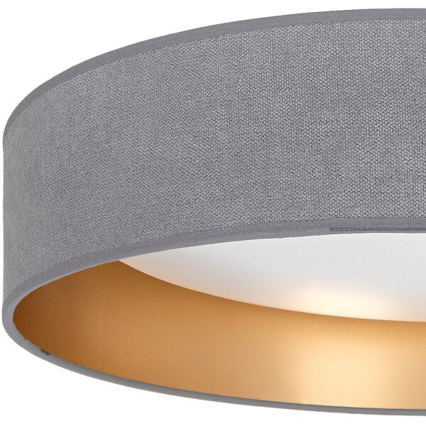 Brilagi-LED Stropní svítidlo VELVET SIMPLE LED/24W/230V 4000K pr. 45 cm šedá/zl