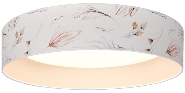 Brilagi-LED Str. svítidlo VELVET SIMPLE LED/24W/230V 3000K pr. 45 cm bílá/květ