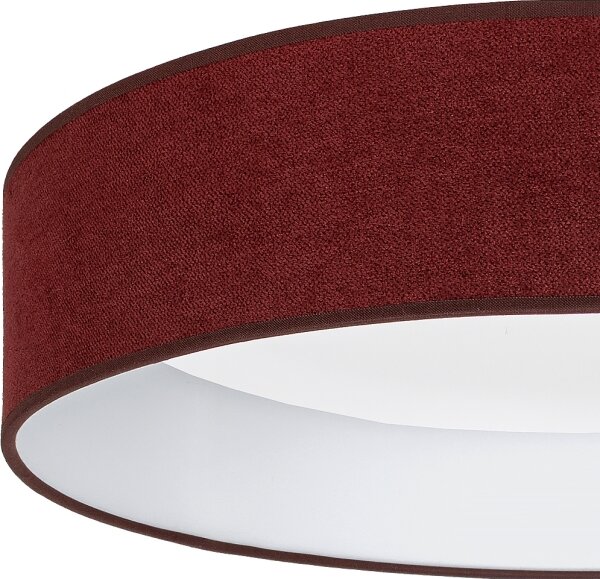 Brilagi - LED Stropní svítidlo VELVET SIMPLE LED/24W/230V 4000K pr. 45 cm vínová