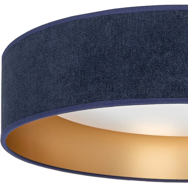 Brilagi-LED Str. svítidlo VELVET SIMPLE LED/24W/230V 4000K pr. 45 cm modrá/zlatá