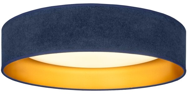 BRILAGI-LED Str. svítidlo VELVET SIMPLE LED/24W/230V 3000K pr. 45 cm modrá/zlatá