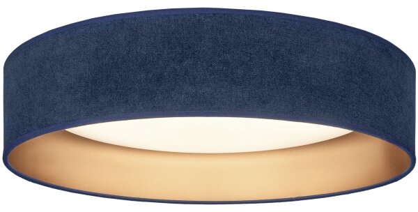 Brilagi-LED Str. svítidlo VELVET SIMPLE LED/24W/230V 4000K pr. 45 cm modrá/zlatá