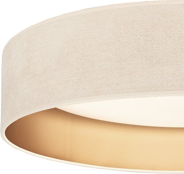 Brilagi-LED Str. svítidlo VELVET SIMPLE LED/24W/230V 4000K pr. 45 cm krém./zlatá