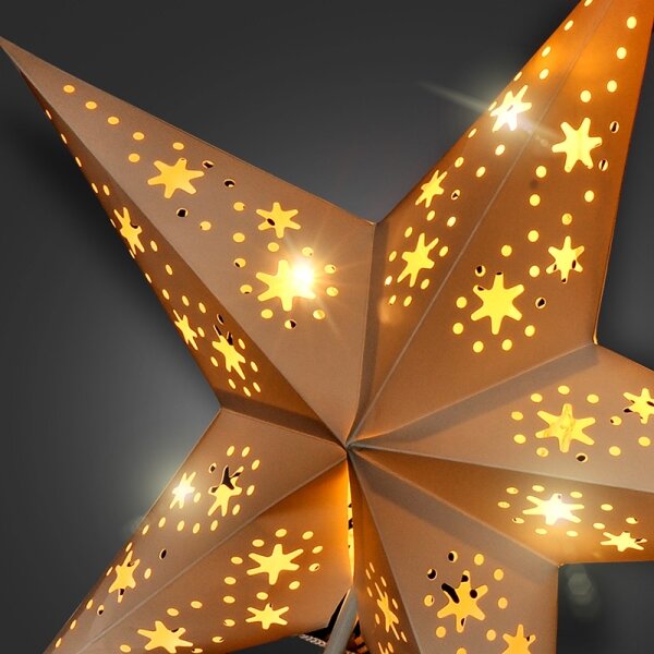 Brilagi - LED Vánoční dekorace LED/3xAA 66x45 cm hvězda