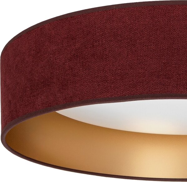 Brilagi-LED Str. svítidlo VELVET SIMPLE LED/24W/230V 3000K pr. 45 cm vín./zlatá