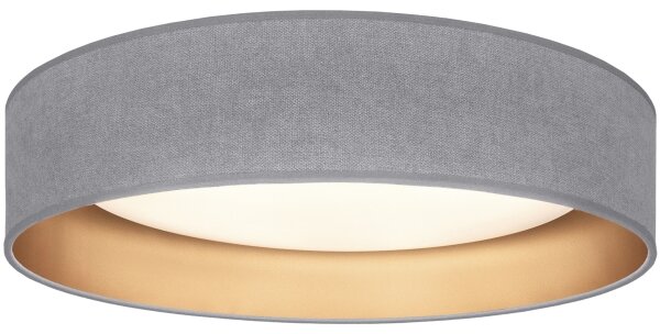 Brilagi-LED Stropní svítidlo VELVET SIMPLE LED/24W/230V 4000K pr. 45 cm šedá/zl