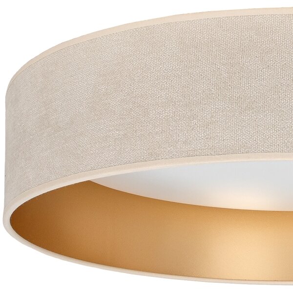 Brilagi-LED Str. svítidlo VELVET SIMPLE LED/24W/230V 4000K pr. 45 cm krém./zlatá