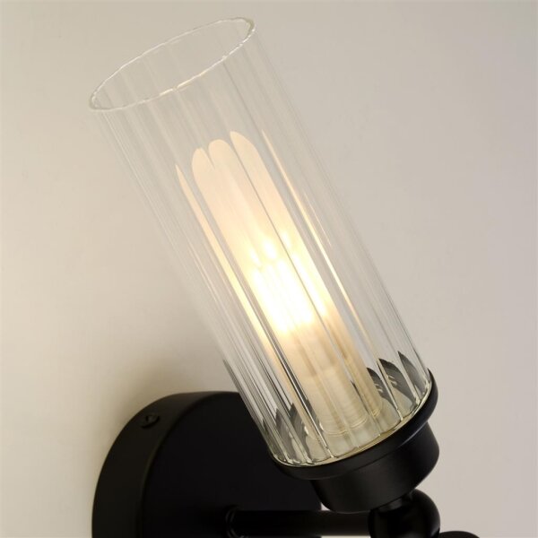 Searchlight 29982BK - Nástěnné svítidlo IMPERIAL 2xG9/33W/230V černá