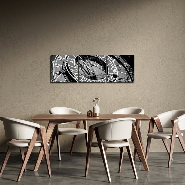 Obraz - Astronomické hodiny, Praha, Česká Republika (s hodinami) (90x30 cm)