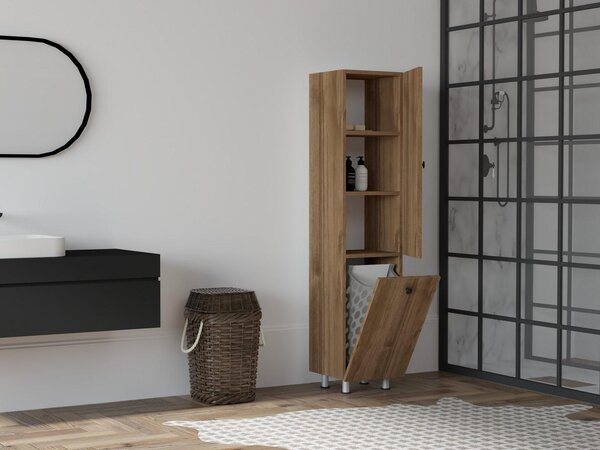 Koupelnová skříňka Line (ořech). Akce -13%